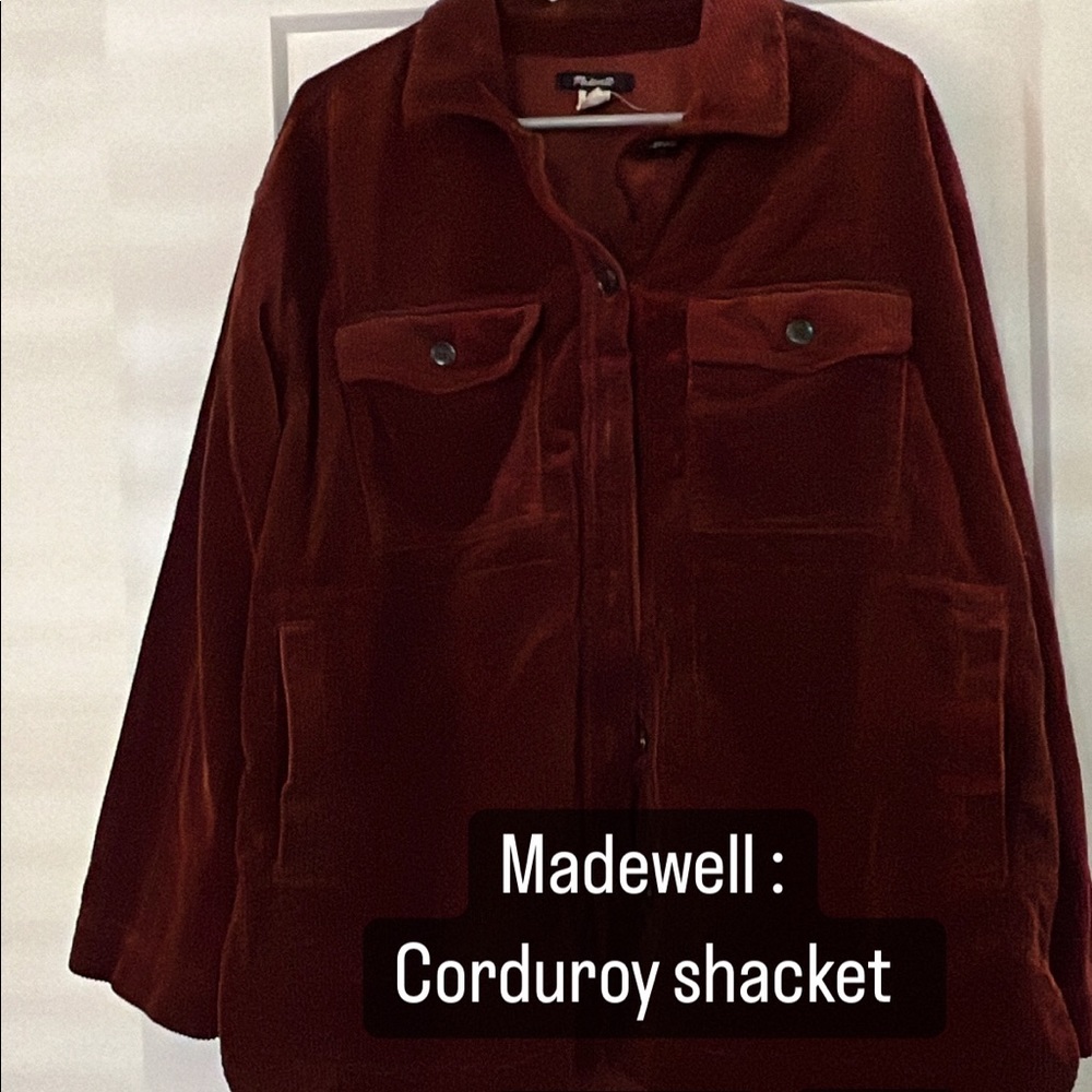 Madewell corduroy yorkway shirt-jacket